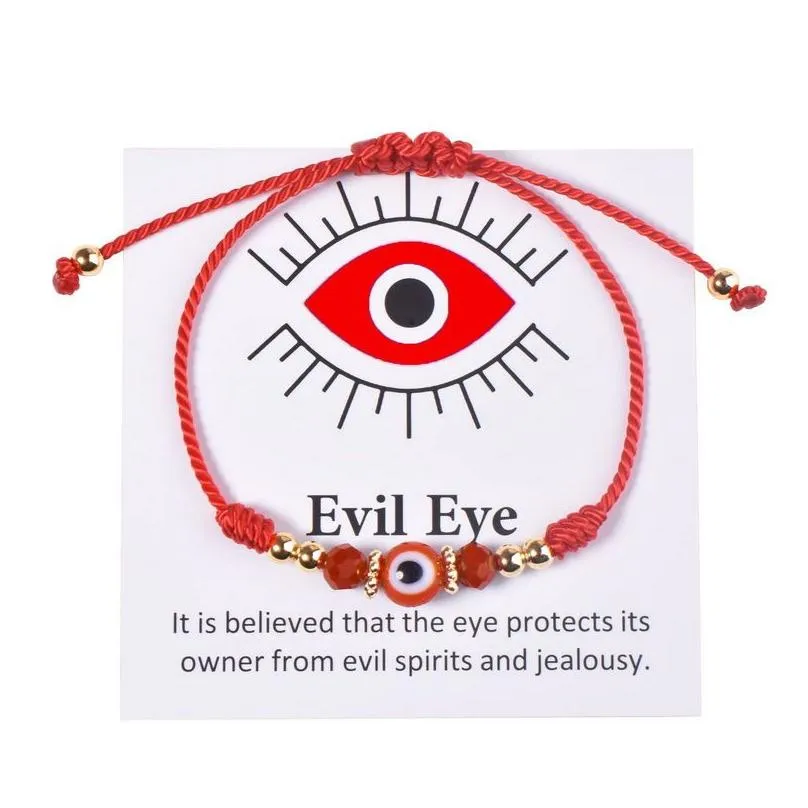 Identification Women Fahion Jewelry Bracelet Adjustable Gold Plating Eye Love Chain Colorf Turkey Eyes For Men Drop Delivery Bracelet Dhqqs