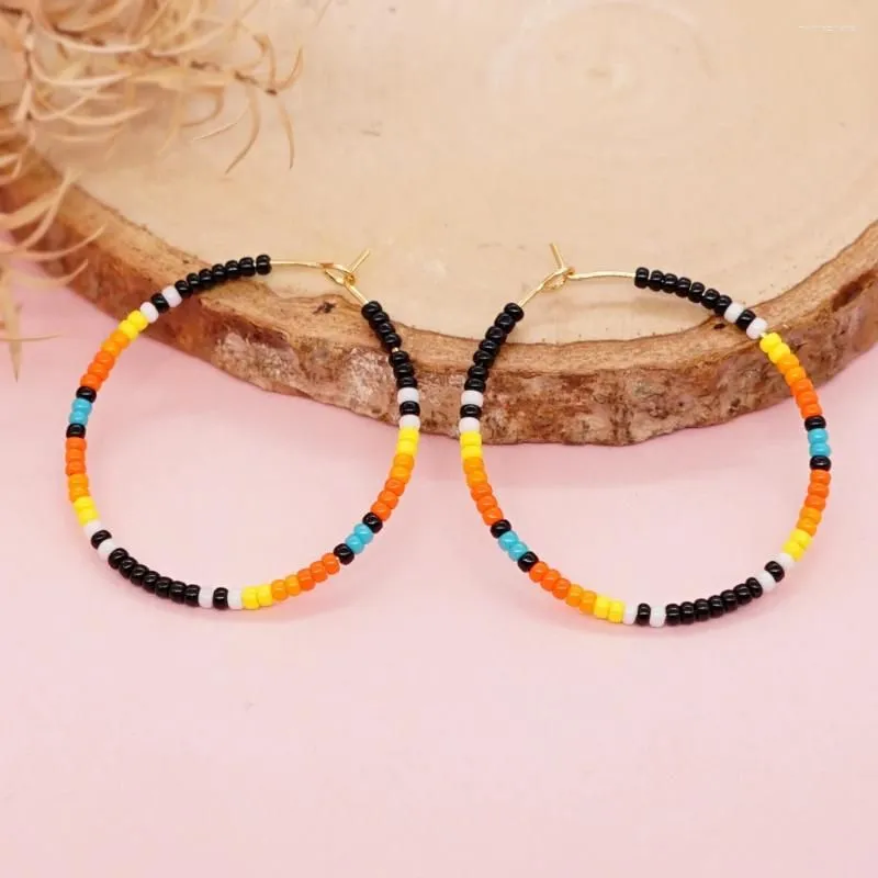 Hoop Earrings Go2boho Bohemian Classic Tradition Stack Jewelry Miyuki Quality Beaded String For Women Keep Enthusiasm To Life