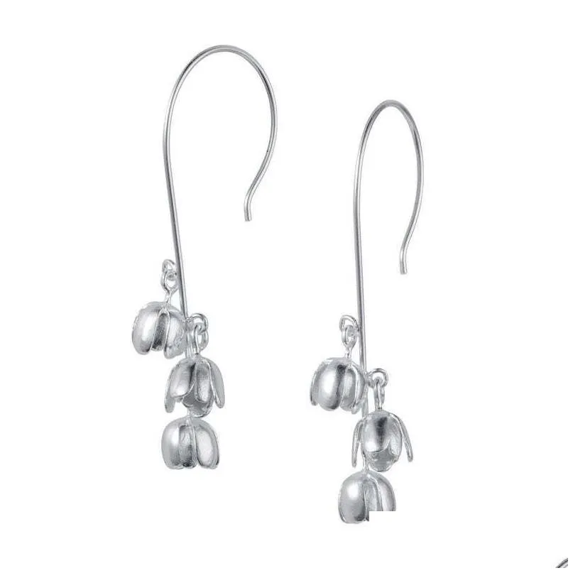 Dangle & Chandelier 2021 Womens Antique Drop Earrings Fashion 925 Sterling Sier Flower Earring Factory Price Jewelry Gift Ie210302 De Dhibo