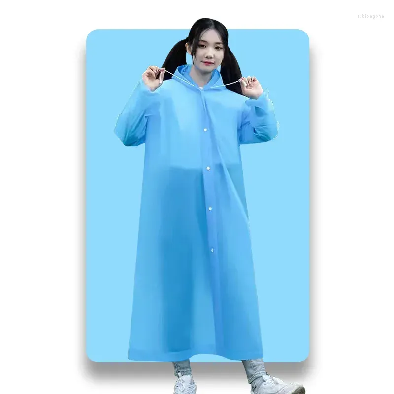 Raincoats High Quality EVA Minimalist Long Windproof Raincoat For Men And Women Outdoor Travel Convenient To Carry
