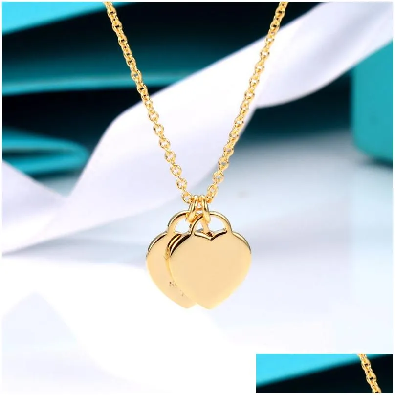 Pendant Necklaces Dy Four Leaf Clover Necklace Mens Designer Women Jewelry Rope Chain Pendants Cross Stainless Steel Gift Not Fade Dro Otaiu