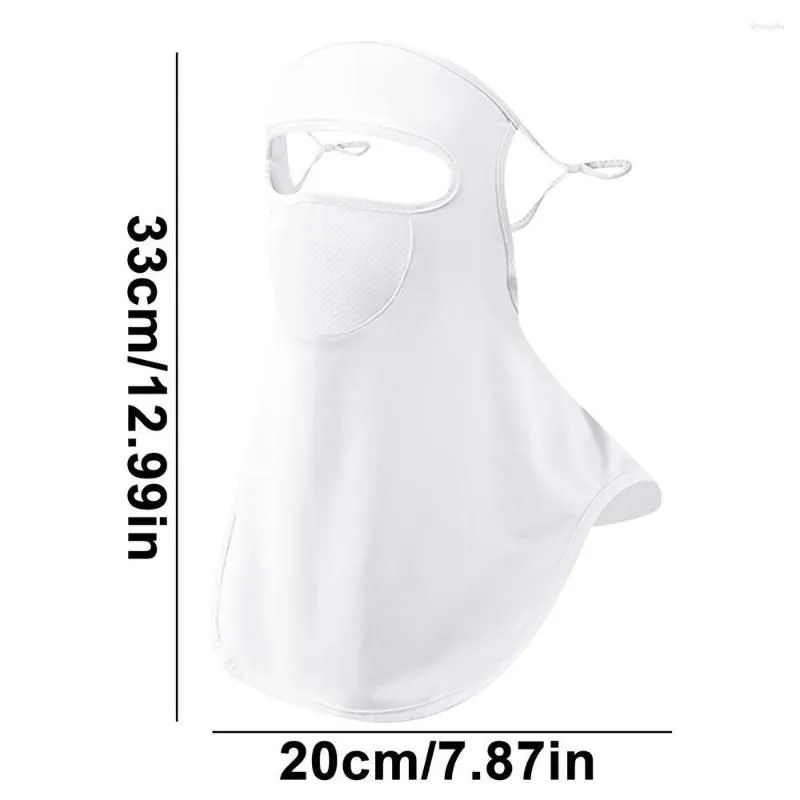 Cycling Caps Balaclavas Face Masque UPF 50 Ice Silk Sun Cooling Full Head Cover UV Protective Neck Gaiters Breathable