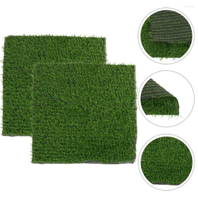 Decorative Flowers Washable Nesting Pads Pinless Peepers For Chickens Garden Fake Grass Artificial Mats Egg Cushions Simulated Along