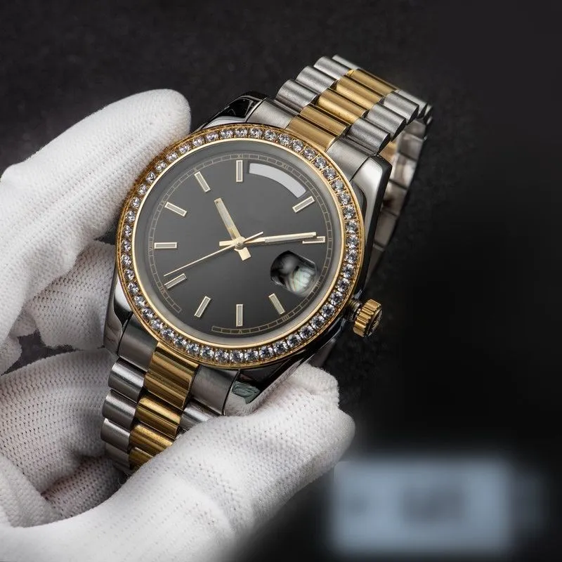 Automatic Mechanical Mens Watches 41MM Bezel Stainless Steel Women Diamond Watch Lady Watch Waterproof Luminous Wristwatches gifts