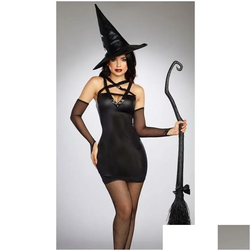 Theme Costume 4 Styles Women New Cosplay Dress Halloween Witch Skirt Nightclub Masquerade Party Adt Doll Drop Delivery Apparel Costume Dhfr0