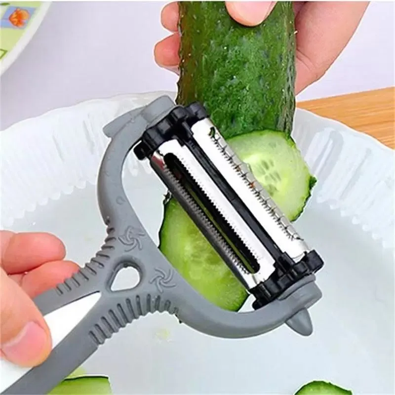 Multifunctional 360 Degree Rotary Vegetable Tools Peeler Cabbage Grater Potato Slicer Cutter Fruit Knife Kitchen Gadget Carrot Potato