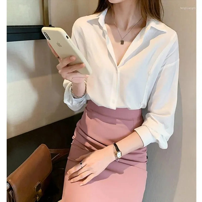 Women`s Blouses Little  Long Sleeved Shirt For Women Spring 2024 Hong Kong Style Foreign