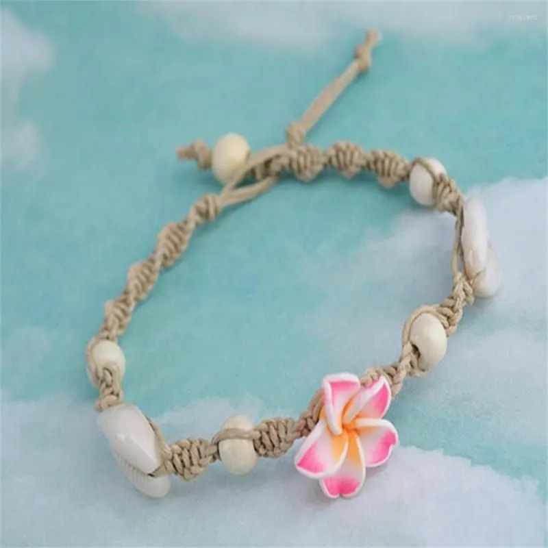 Anklets Bohemia Natural Shell For Women Foot Jewelry Beach Flower Barefoot Bracelet Ankle On Leg Chians Strap Accessories