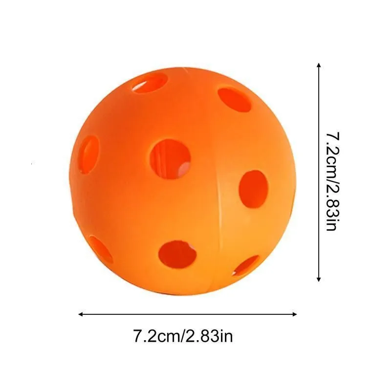 Tennis Rackets 12pcs Durable Outdoor Pickleball Balls 26 Holes Training HighVis Optic USAPA Standard Pickle Ball 230531