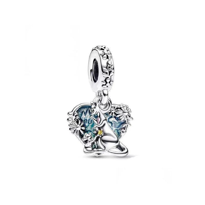 New 100th Anniversary Mouse Bracelet Disnes Duck Pig Elephant Charm Pendant DIY fit Pandoras Designer Bracelet Necklace for Women Designer Jewelry Gift