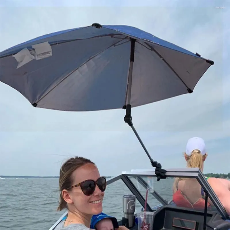 Tents And Shelters UPF 50 Clamp On Sunshade Protection Umbrella Beach Fishing Canopy Connects To Chairs Surfaces For Maximum Comfort