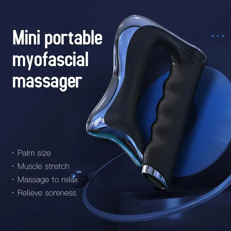 Fascia Massager Body Scraping Massage Muscle Stimulator Microcurrent Pain Relief Relaxation Slimming Shaping Guasha Massager Gun
