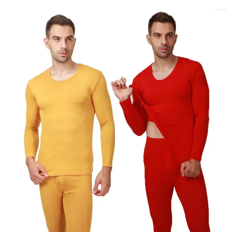 Men`s Thermal Underwear 2023 Spring AUTUMN WINTER Long Johns Modal Thin Men Sets Warm Plus Size XL-6XL 7XL 8XL 9XL