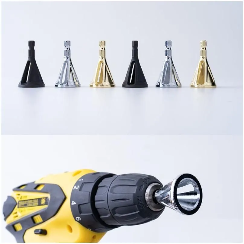 Professional Drill Bits 1 Pcs Stainless Steel Deburring Hexagon/Triangle Shank External Chamfer Tool High Strength Hardness Bit Remo