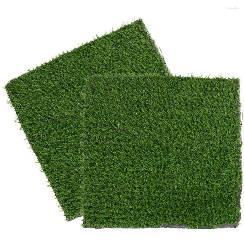 Decorative Flowers Washable Nesting Pads Pinless Peepers For Chickens Garden Fake Grass Artificial Mats Egg Cushions Simulated Along