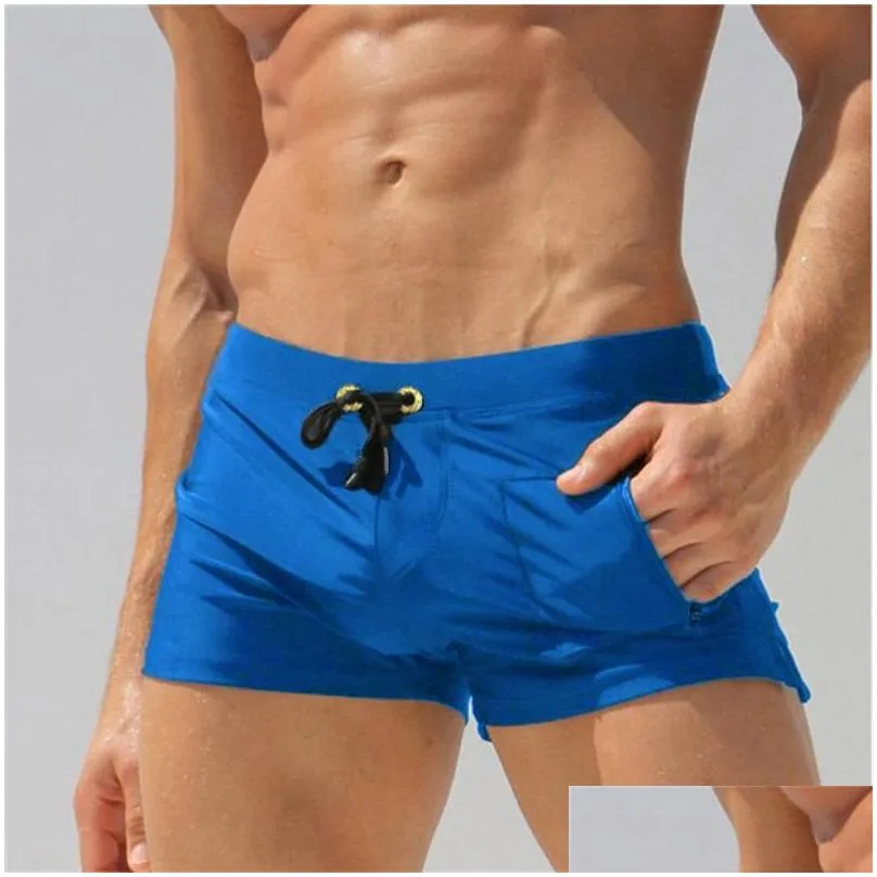 Men`S Swimwear Mens 2022 Swimming Board Shorts Bathing Suits Summer Fashion Swim Trunks Quick Dry Surfing Drop Delivery Apparel Cloth Dhs4A