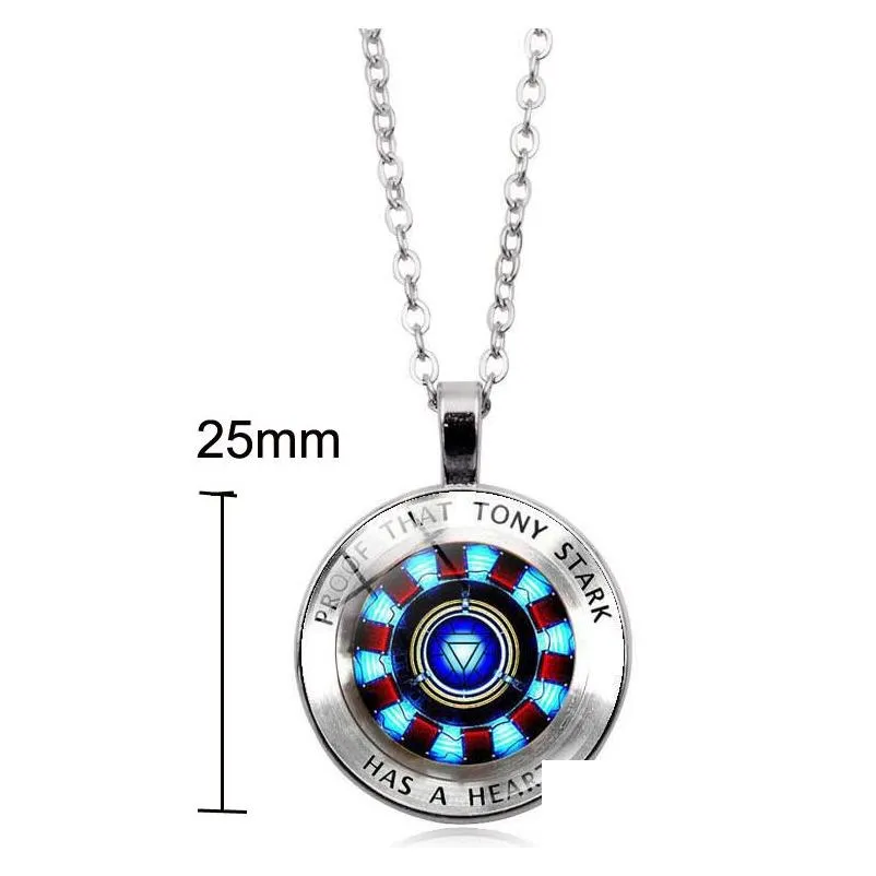 Pendant Necklaces New Fashion Jewelry Time Gem Charms Necklace Sier For Men Women Jewellry Wholesale Drop Delivery Pendants Dhxsf