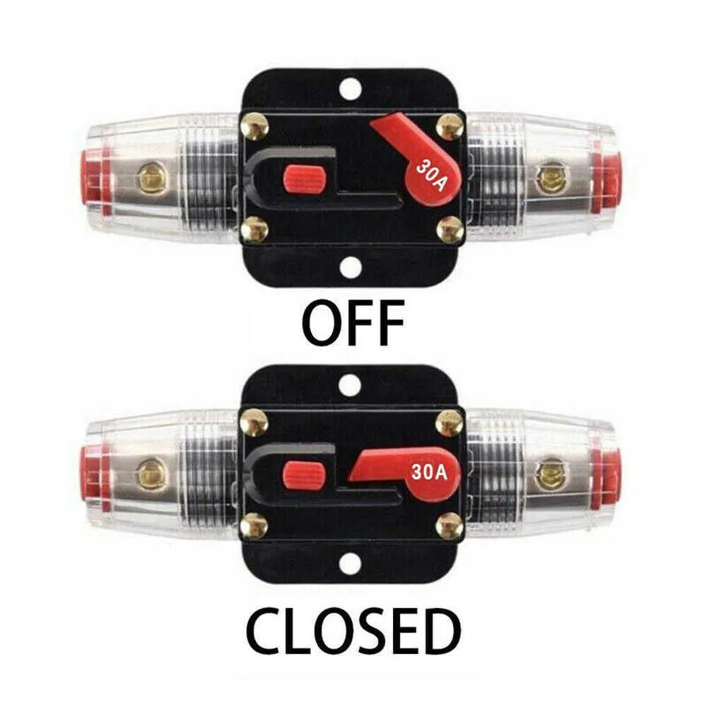 New 12V-48V Automotive Automatic Recovery Circuit Board 20A 40A 50A 80A 100A 125A 150A Automotive Sound and Visual Insurance