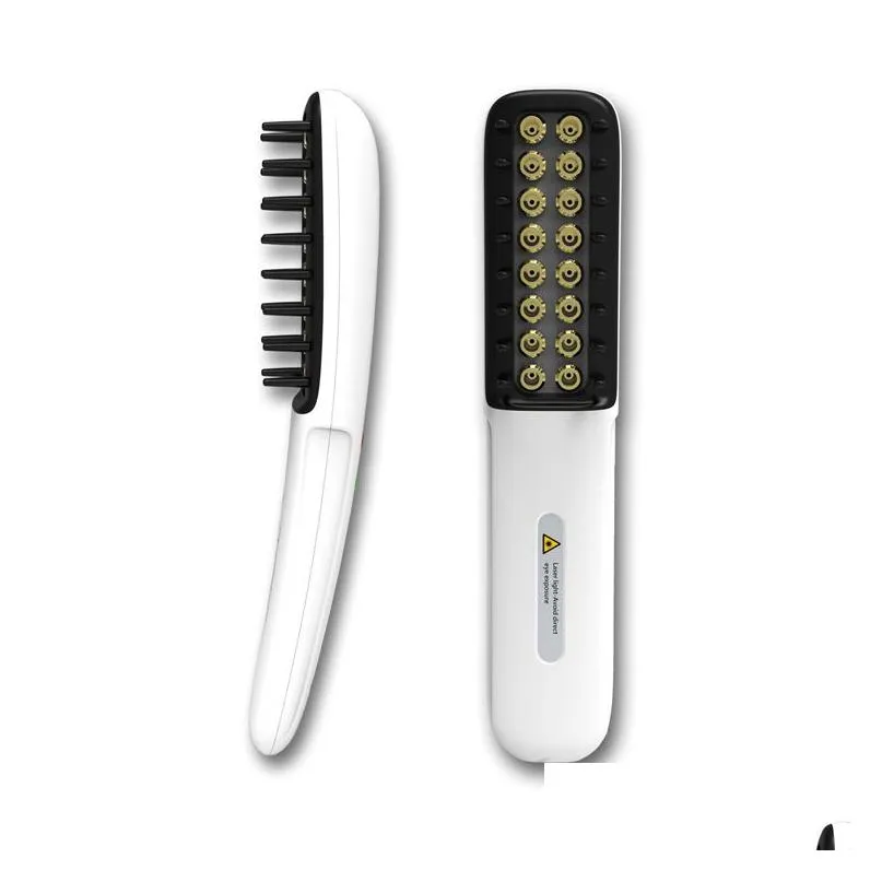 Portable low level therapy hair regrowth laser comb with 16 diodes laser for personal home use235T9590621