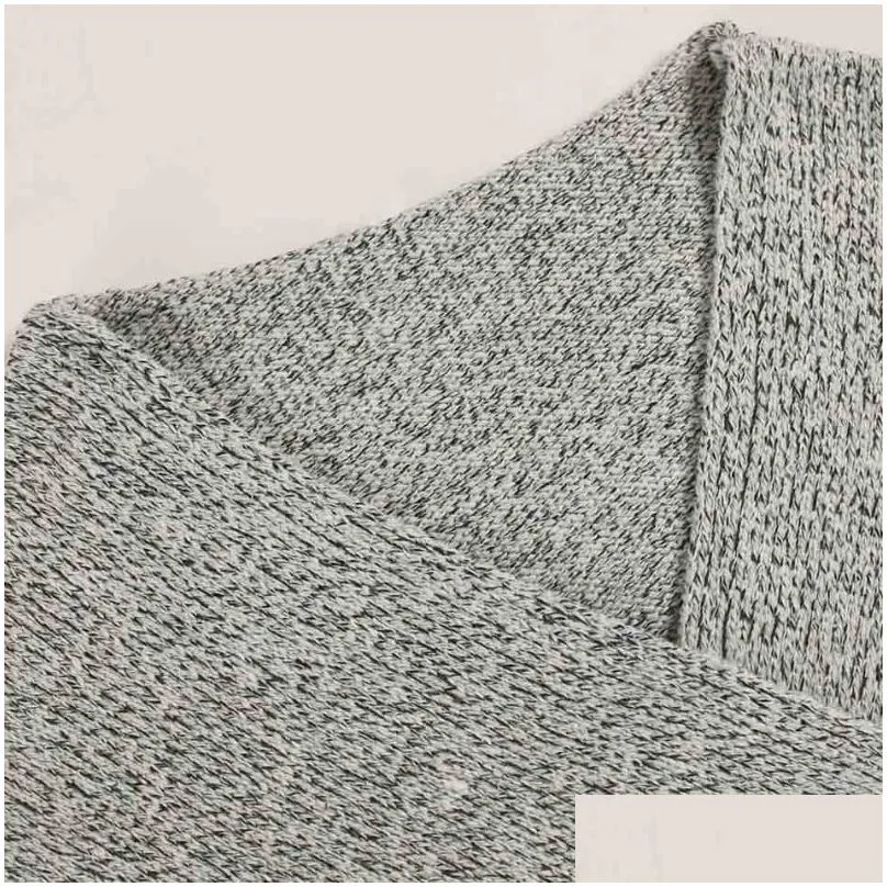 Women`S Sweaters Womens Sweater Women Autumn Plover Tops 2021 Winter Fl Sleeve Knitted V Neck Cross Wrap Loose Poncho Drop Delivery A Dhsuu