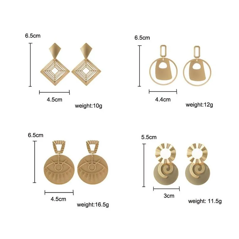 Hoop & Huggie Isang 2021 Fashion Sier Gold Earrings American European Womens Statement Earring Jewelry Gifts Ie0527 Drop Delivery Dhep8