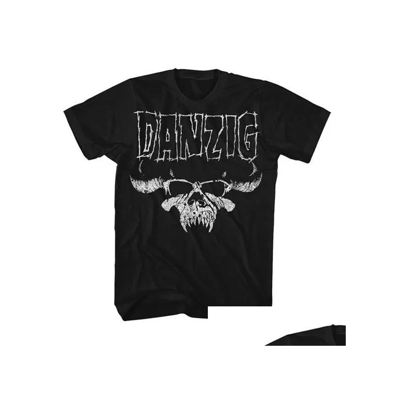 Men`S T-Shirts Mens Danzig Skl Died T-Shirt Misfits Glenn Authentic Rock Drop Delivery Apparel Clothing Tees Polos Dh57C