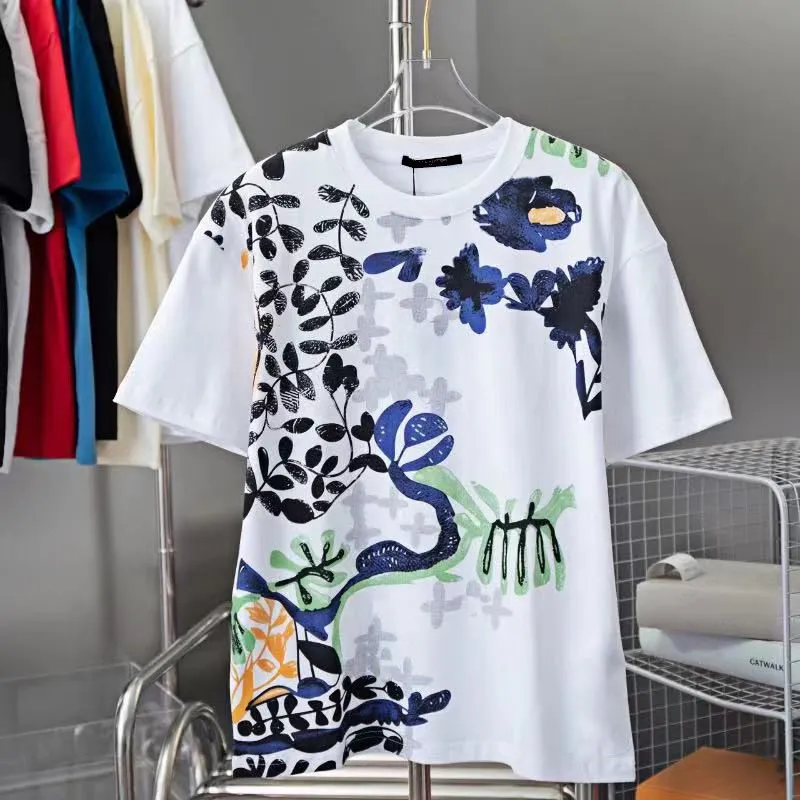 Men`s Designer T-shirt Casual Men`s Women`s T-shirt Letters 3D Stereoscopic printed short sleeve best-selling luxury men`s hip hop clothing US EU size