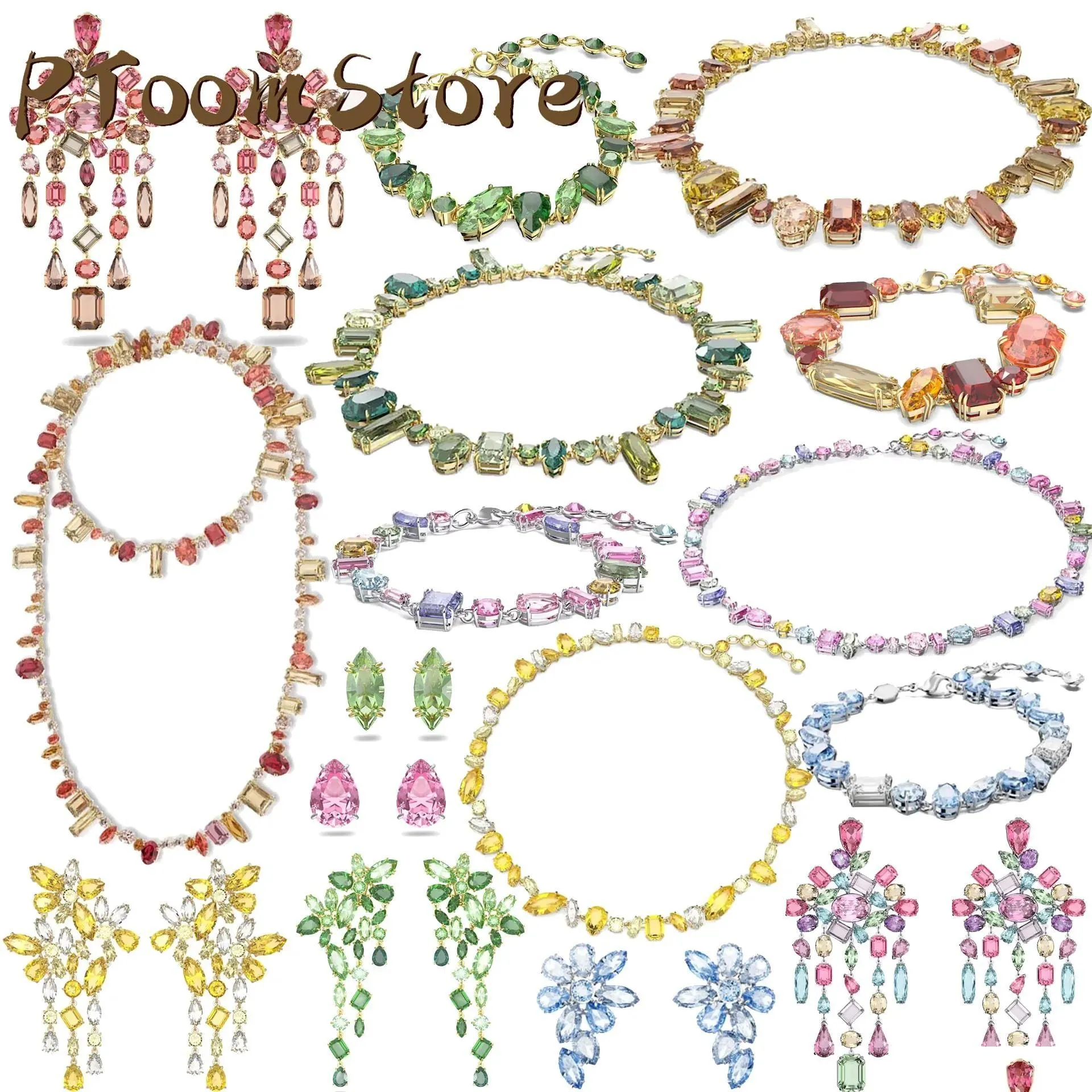 sets fine jewelry stes original 2023 gema necklace earrings bracelet rings for women charm trendy luxury romantic gifts party jewelry