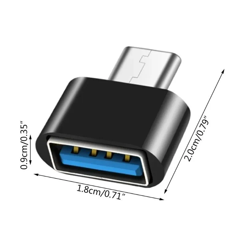 USB C to OTG Adapter Type-C to USB-Female Converter for MacBook Pro,iPad Air 4 4th 5 5th Mini 6 6th Generation,Microsoft Surface Go,Samsung Galaxy S20 S21 S22,Tab S7