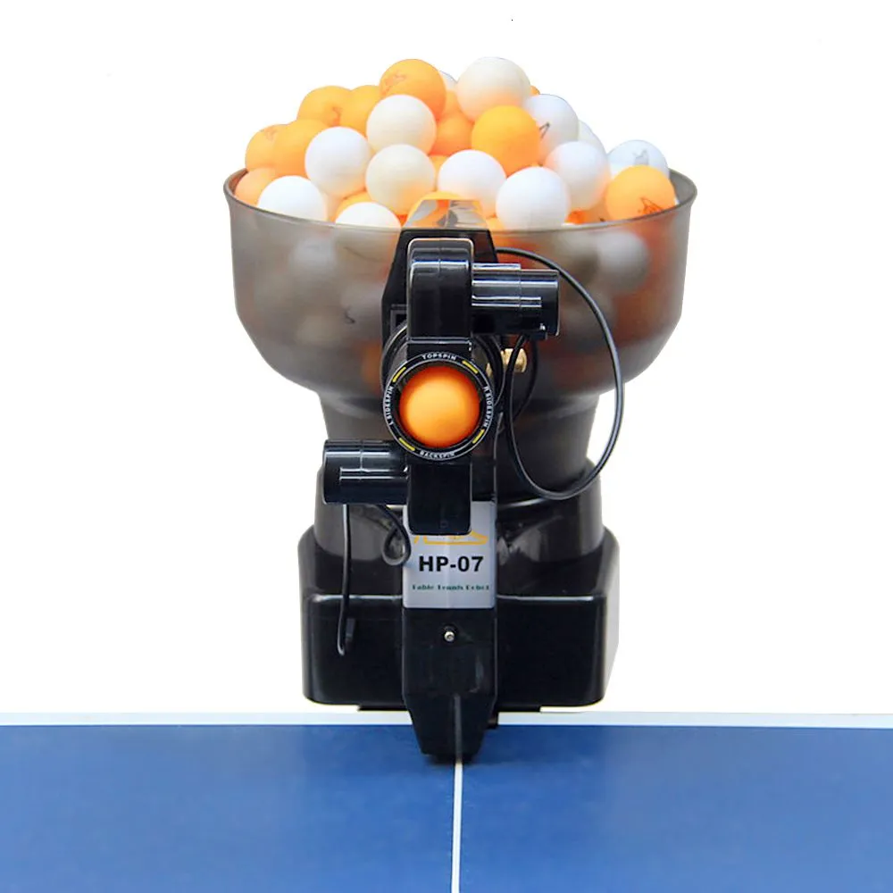 Table Tennis Rubbers Robot Ping Pong Ball Machine 40mm Regulation Balls Automatic Training for 230811