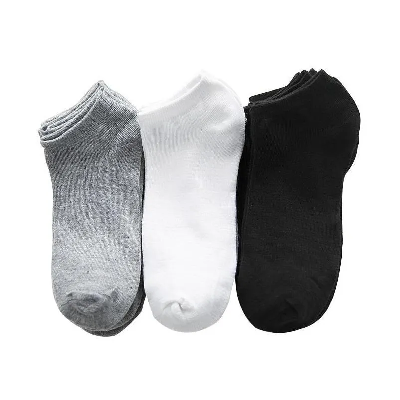 Men`S Socks 4/8/12Pcs Men Cotton Short Breathable Ankle Invisible Boats Low Cut Sport For Casual Sock Drop Delivery Apparel Underwear Dhl2R