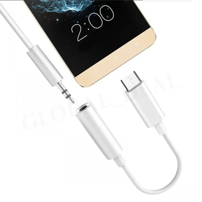 USB 3.1 Type-C to 3.5mm Earphones Cable Adapter Type C USB-C Male to Female Jack USB 3.1 Audio Aux Cord Adapter for Type-C Smartphone