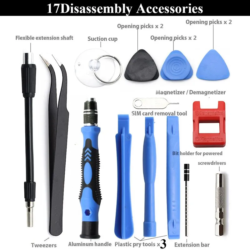 115/25 in 1 Screwdriver Set Mini Precision Screw driver Multi Computer PC Mobile Phone Device Repair INSULATED Hand Home Tools