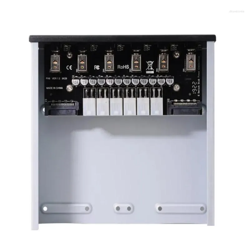 Computer Cables Multi-System Front Panel Expansion With 5.25 Optical Drive 6 SATA Hard Power Control Switches