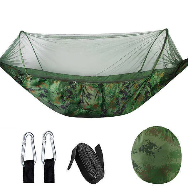 Hammocks 26Mx14M Automatic Quick-opening Net Hammock Outdoor Camping Hammock swing Rocking