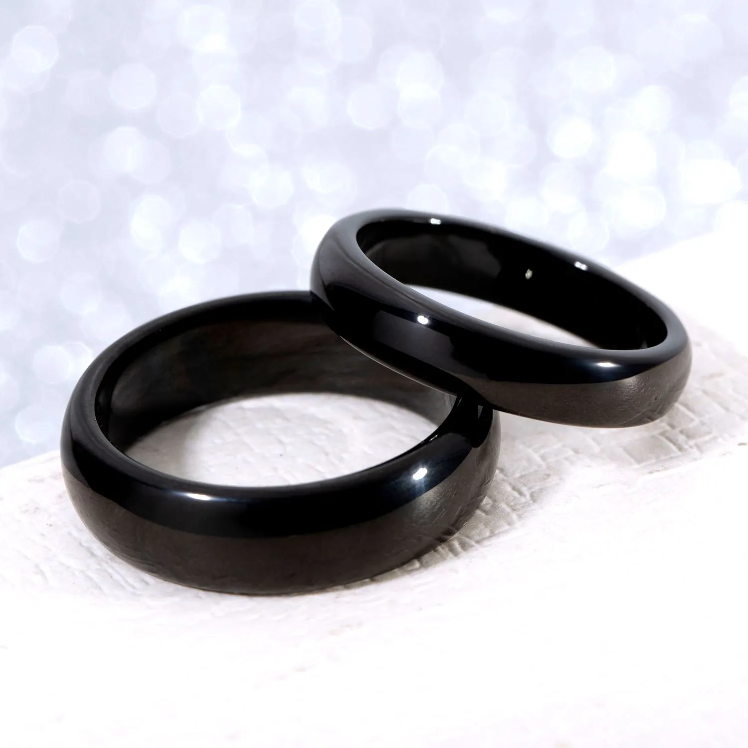 4MM 6MM Tungsten Ring Dome Band US Size 412 Custom for Men Women Wedding4353927