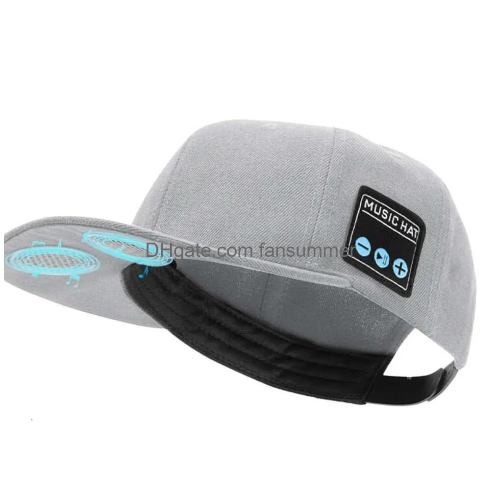 Earphone Accessories New Music Tktemu Bluetooth Hat Drop Delivery Cell Phones Phone Dhd6B