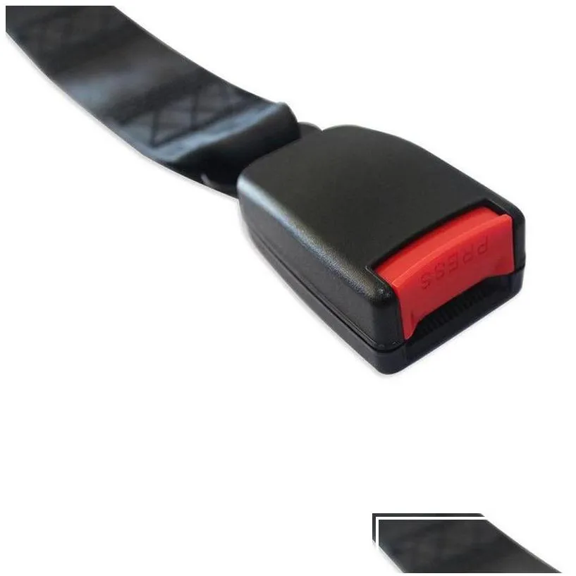 Safety Belts Accessories 14 Longer 36Cm Car Seat Seatbelt Belt Extender Extension Buckle Padding Dhs Ups Drop Delivery Mobiles Mot