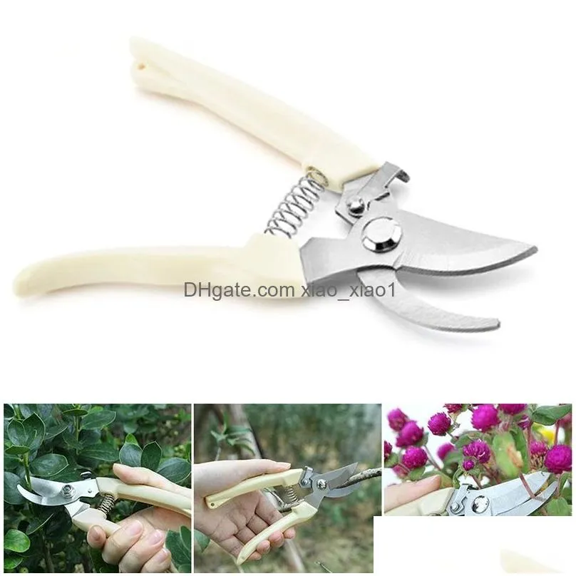 stainless steel pruning pliers branch shears picking fruit flower tree shears garden branchs grafting gardening scissors tool