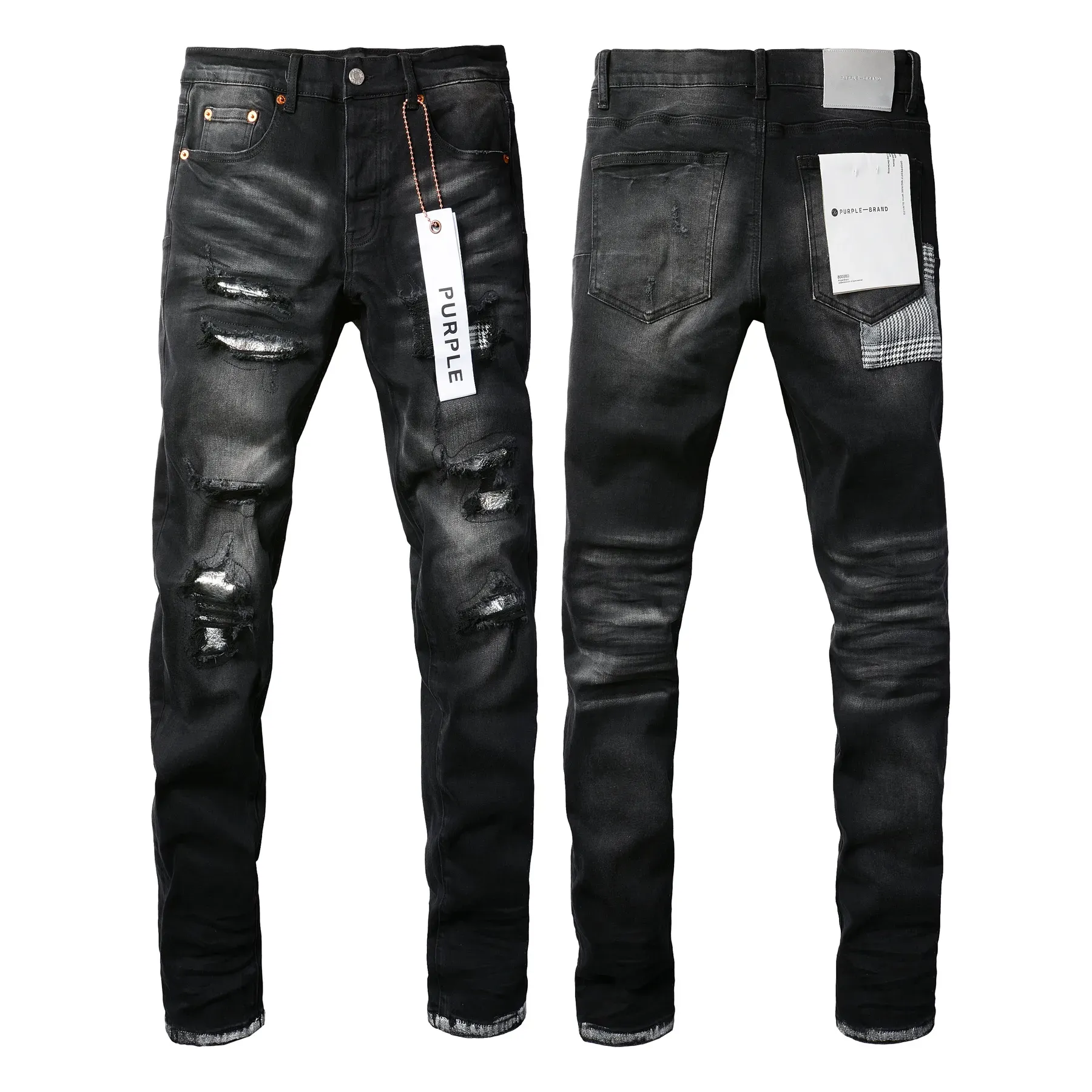 2023 Designer ksubi Jeans for Mens Man Pants Rip Denim Biker Grey Paint Distress Stretch Motorcycle Bone Halloween purple jeans for mens 436GH