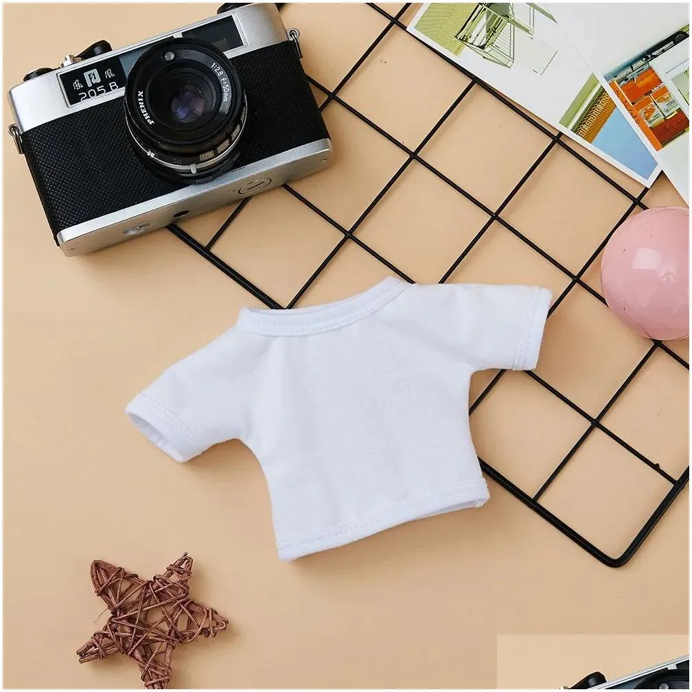 Home Clothing Sublimation Blank Polyester Shirt For P Toys Custom Logo Print Po Cloth Teddy Bear Eater Bunny 1114 Drop Delivery Garden Dhyod