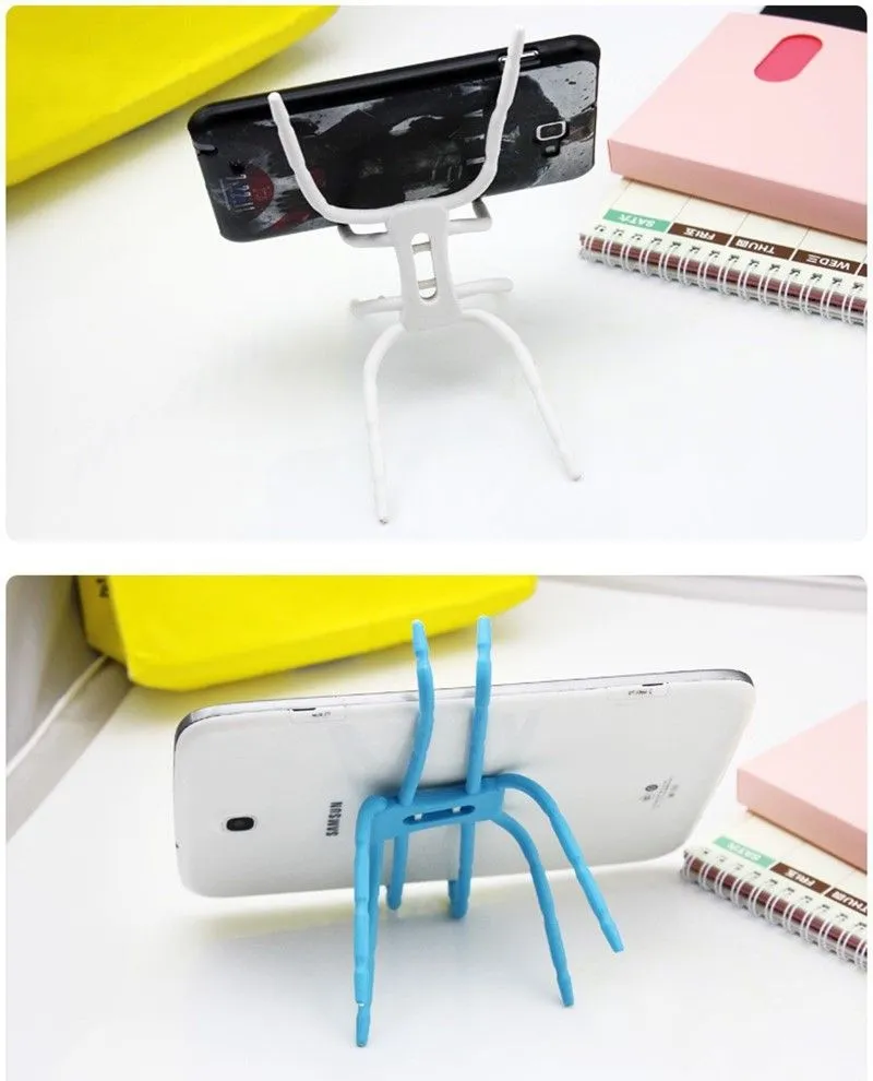 Universal Multi-function plastic Spider Mobile Phone Holder stand for Samsung,Customs Multiple Spider Cell Phone Holder