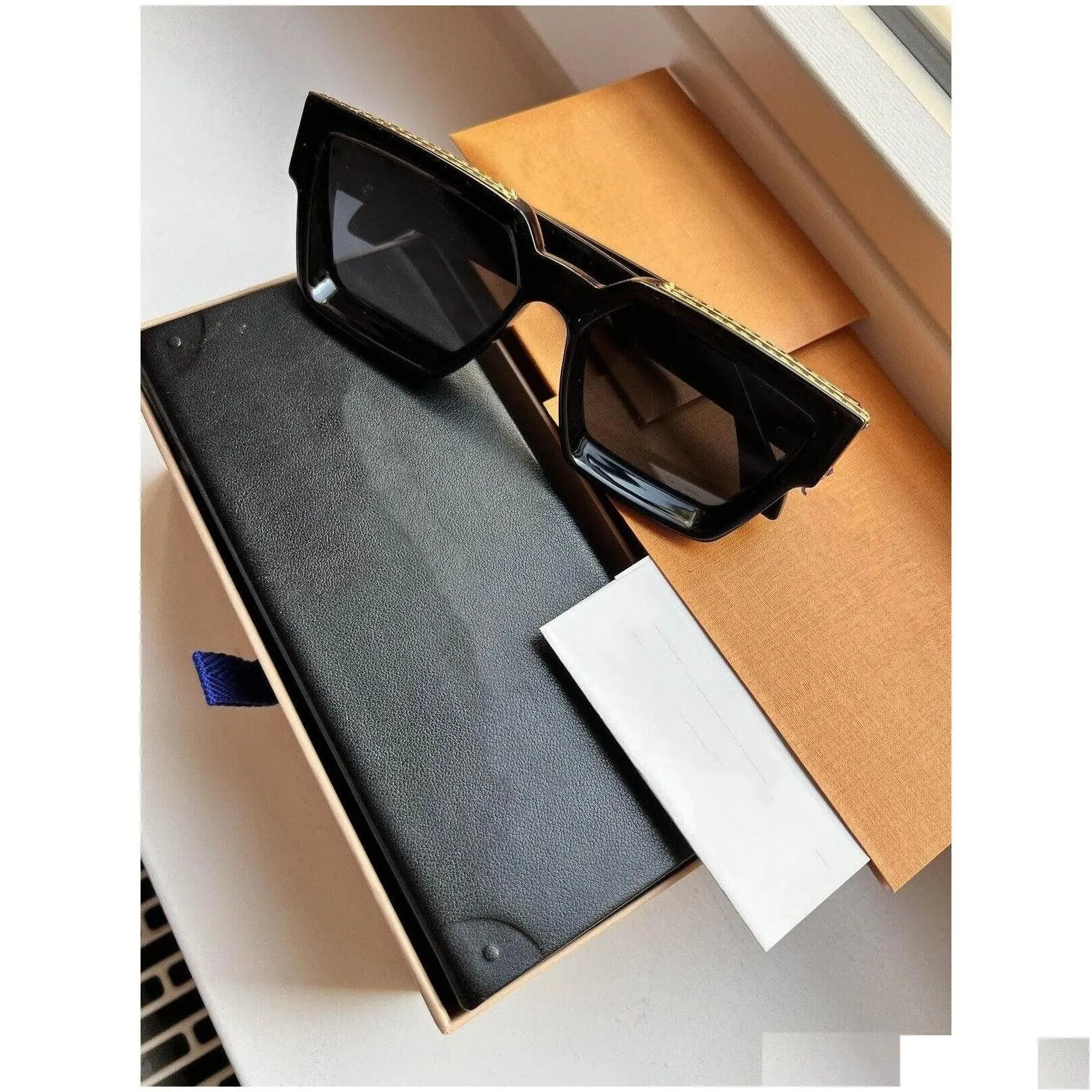 Sunglasses Mens M96006Wn Millionaire Glasses 2023 Comes With Box Square Stylist Sun Goggle Beach For Man Drop Delivery Fashion Access