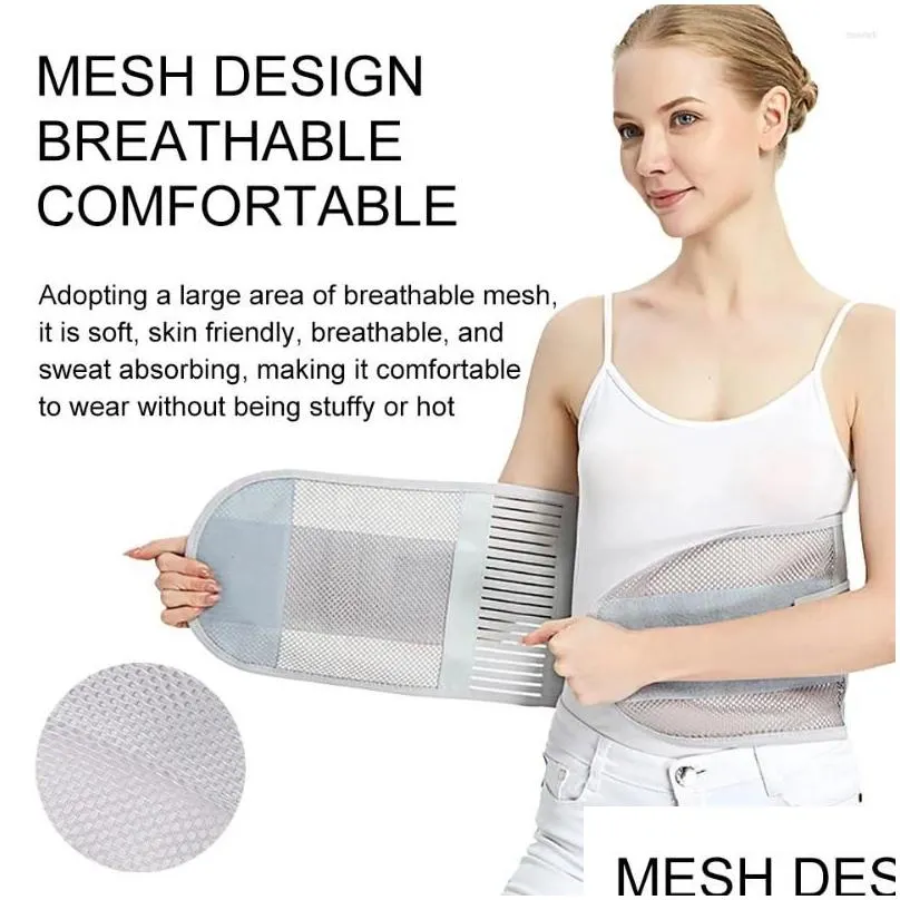 Waist Support Lumbar Belt Back Brace Health Therapy Breathable Spine Corset For Disc Herniation Pain Relief