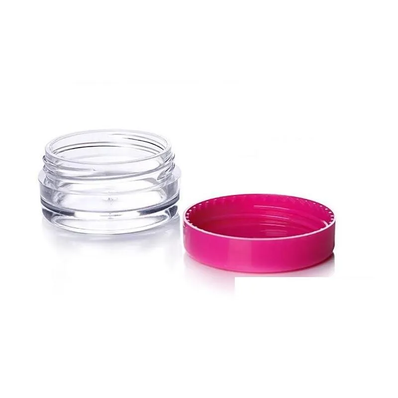 Storage Bottles & Jars 3G Cream Container Mini Cosmetic Empty Jar Pot Eyeshadow Makeup Face Portable Refillable Drop Delivery Home Gar Dhg7F