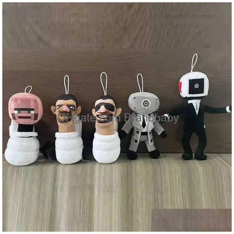 Plush Dolls 1/13Pcs Ski Toilet P Toy New Doll Stuffed Yes Dop Speaker Man Tv Camara Camera T240104 Drop Delivery Toys Gifts Animals Dh9Iy