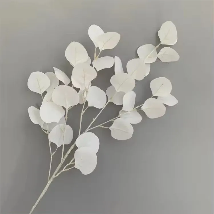 Hot Sale RG-067 Artificial Silk Eucalyptus Simulation  Leaves Plant Green Leaves Decoration Home Wedding Decor