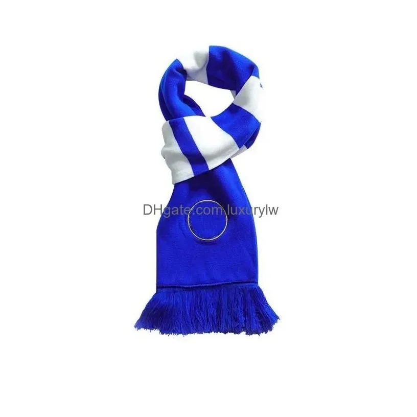 Magic Scarves Fashion Knitted Neckerchief Fl Football Club Real Madrids Barcelonas Juventus Cfc Live.P00L Support Warm Drop Delivery Dhqim