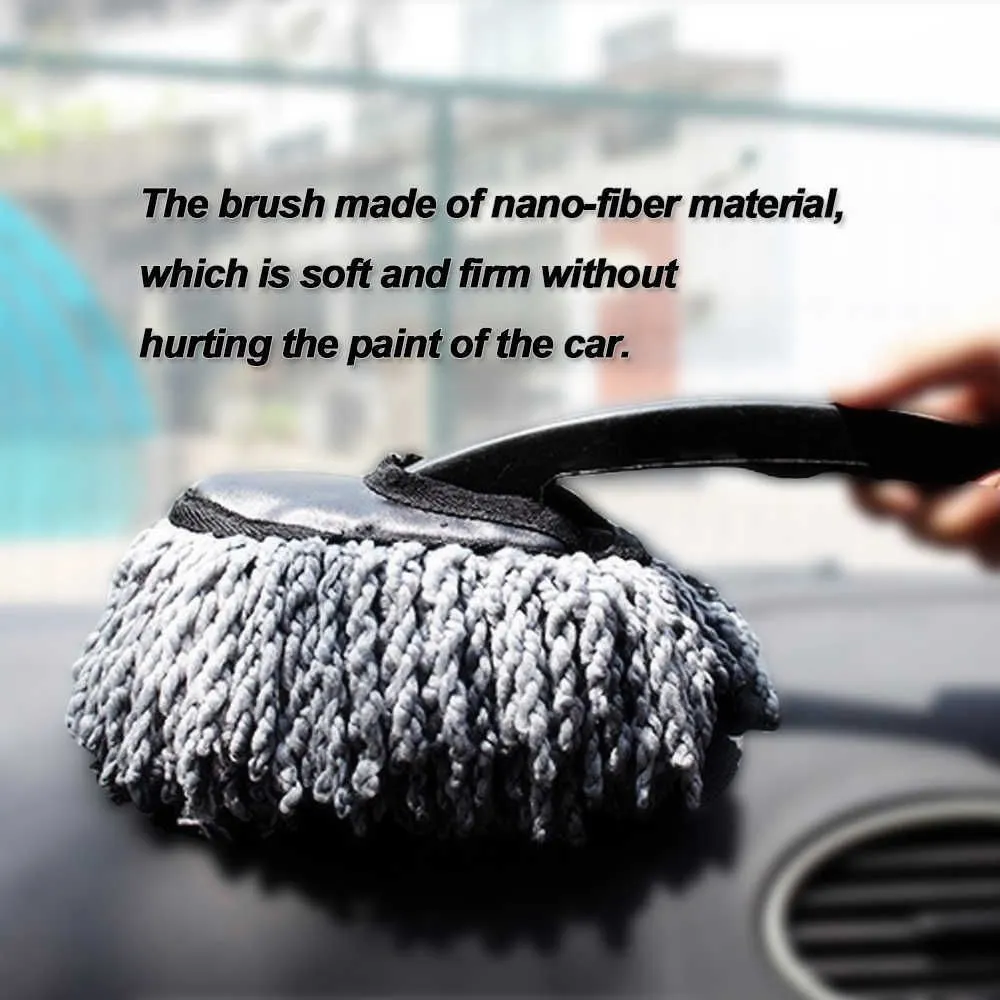 Upgrade Car Cleaning Brush Soft Microfiber Mop For Car Cleaning Dirt Dust Remove Brush Car Window Washing Brushes Vehicle Clean Tools