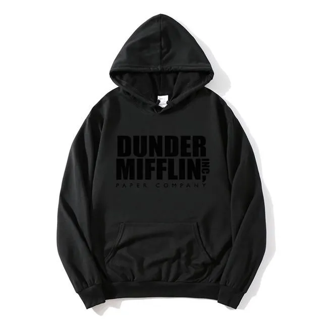 Men`s Hoodies & Sweatshirts 2021 Office Sweatshirt / Woemn Fleece Dunder Mifflin Paper Inc Hoodie Unisex Crewneck Female Hooded